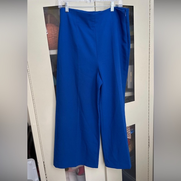 Zara Pants - Zara Vibrant Blue Wide-Leg Pants